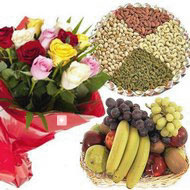 Mixed Roses, Dry Fruits ...